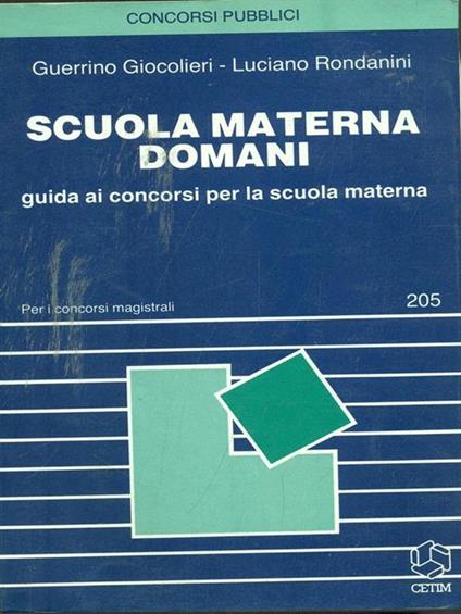 Scuola materna domani - copertina