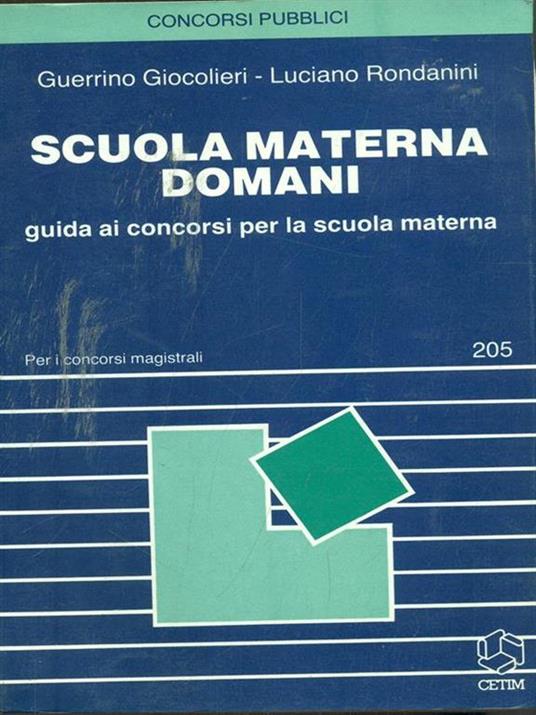 Scuola materna domani - copertina