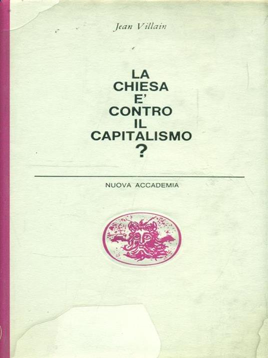 La chiesa é contro il capitalismo - Jean Villain - copertina