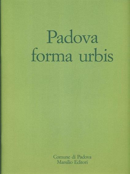 Padova forma urbis - copertina