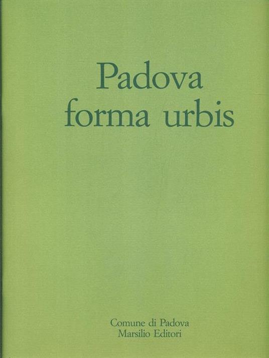 Padova forma urbis - copertina