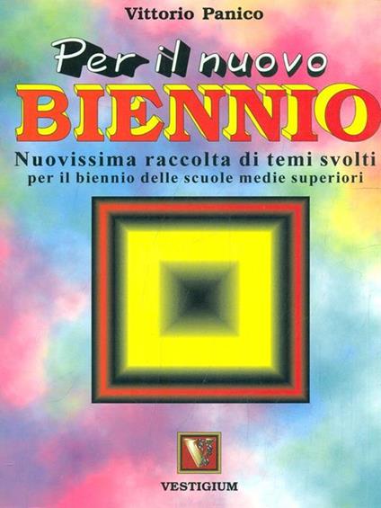 Per il nuovo Biennio - Vittorio Panico - copertina