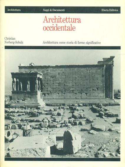 Architettura occidentale - Christian Norberg-Schulz - copertina
