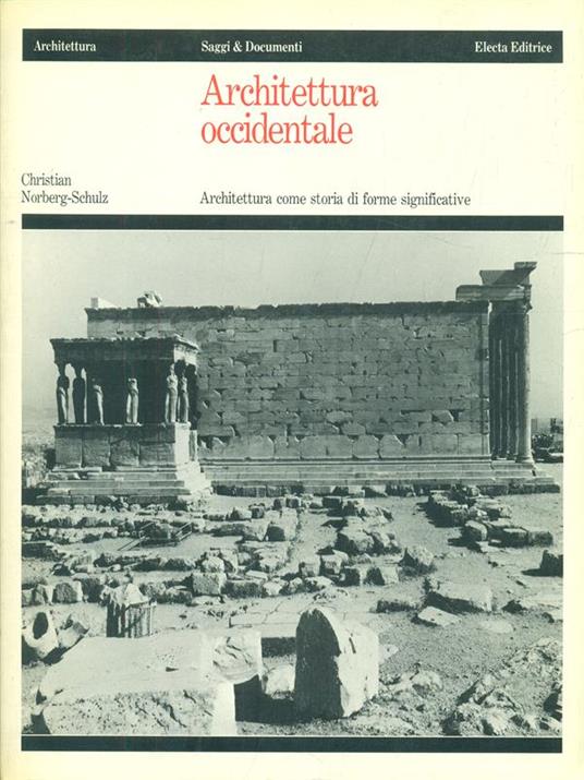 Architettura occidentale - Christian Norberg-Schulz - copertina