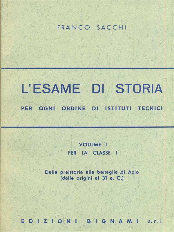 L' esame di storia. Volume I