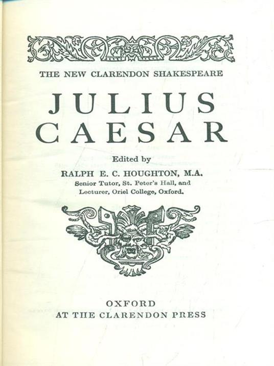 Julius Caesar - Ralph E. C. Houghton - copertina
