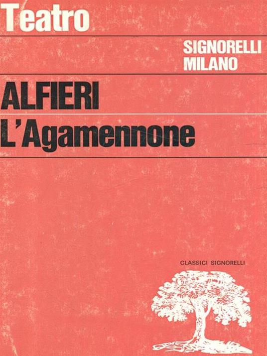 L' Agamennone - Vittorio Alfieri - copertina