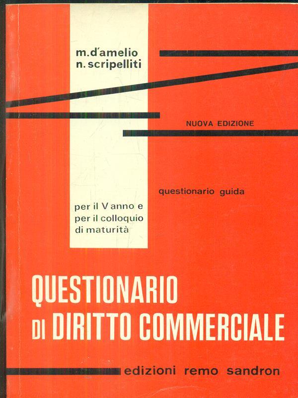 Questionario di diritto commerciale
