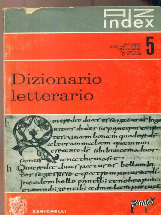dizionario letterario 5 - copertina