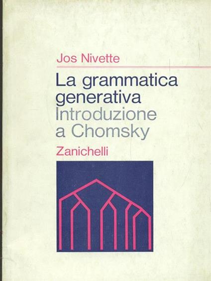 La grammatica generativa - Jos Nivette - copertina