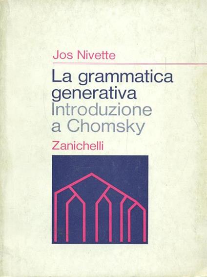 La grammatica generativa - copertina