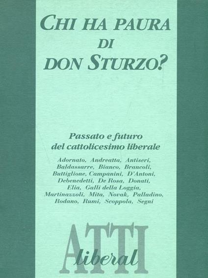 Chi ha paura di Don Sturzo? - copertina