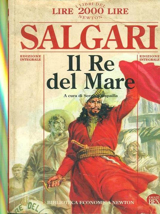 Il Re del Mare - Emilio Salgari - copertina