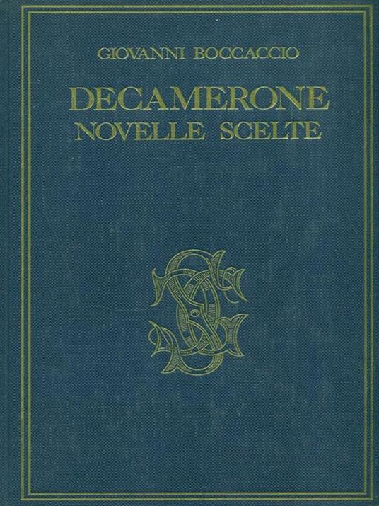 Decamerone Novelle scelte - Giovanni Boccaccio - copertina