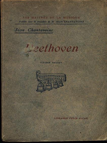 Beethoven - Jean Chantavoine - copertina