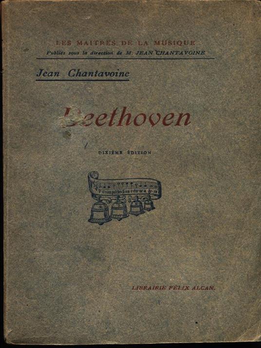 Beethoven - Jean Chantavoine - copertina