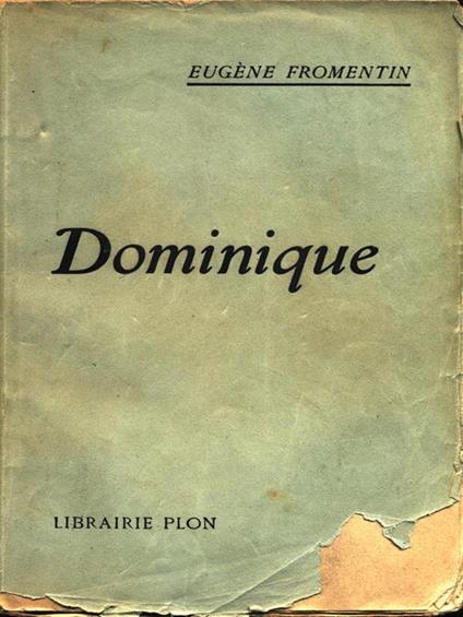 Dominique - Eugéne Fromentin - copertina