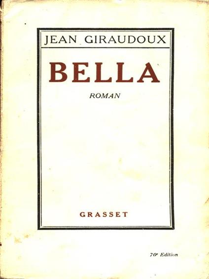 Bella - Jean Giraudoux - copertina