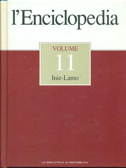 L' Enciclopedia vol. 11 - copertina