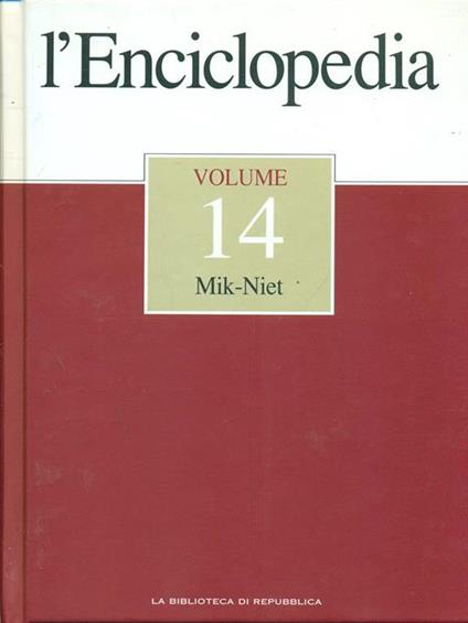 L' Enciclopedia vol 14 - copertina