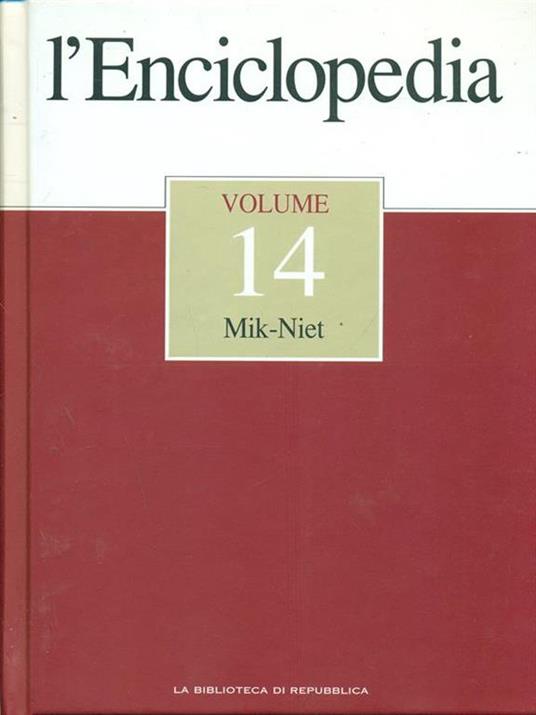 L' Enciclopedia vol 14 - copertina