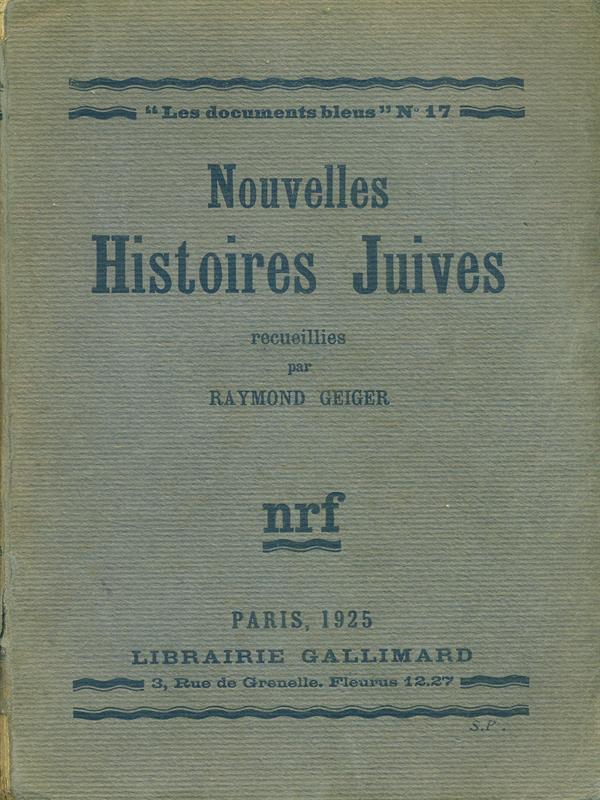 Nouvelles Histoires Juives