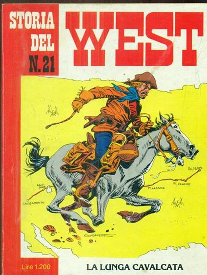 La lunga cavalcata - copertina