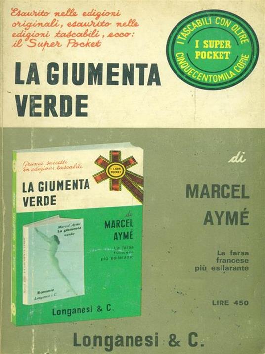 La giumenta verde - Marcel Aymé - copertina