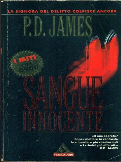 Sangue innocente - P. D. James - copertina