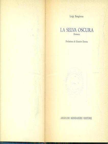 La selva oscura - Luigi Bongiorno - copertina