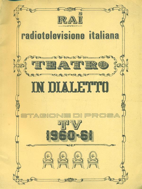 Teatro in dialetto