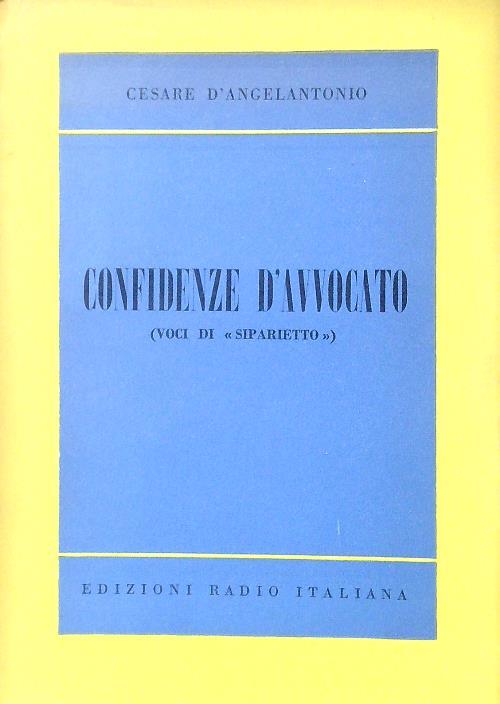 Confidenze d'avvocato
