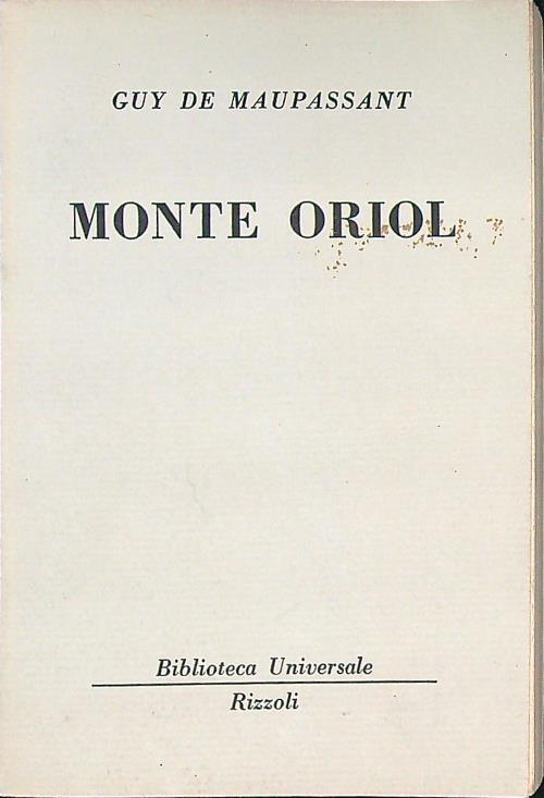 Monte Oriol