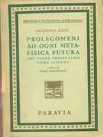 Prolegomeni ad ogni metafisica futura