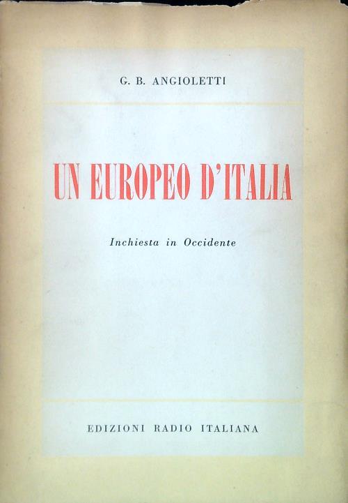 Un Europeo d'Italia