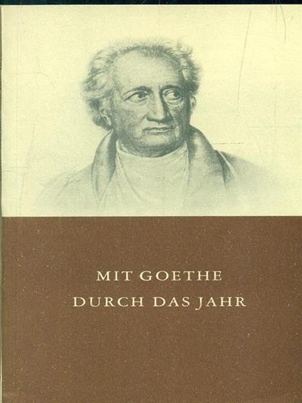 Mit Goethe durch das jahr 1955 - copertina