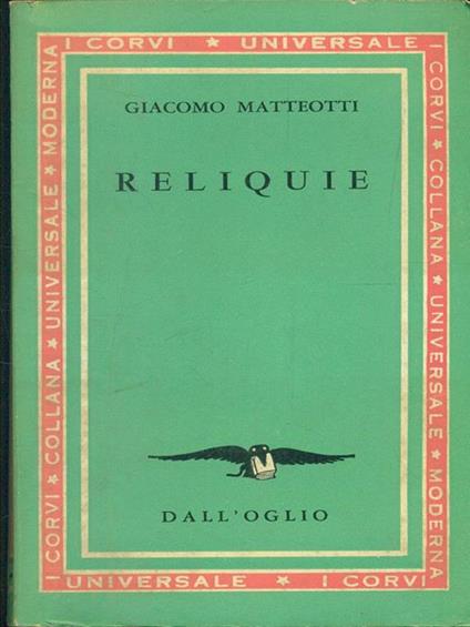 Reliquie - copertina