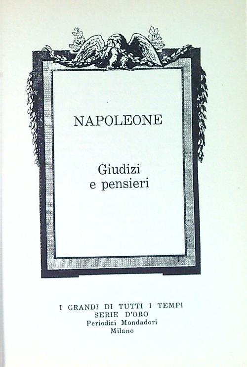 Giudizi e pensieri