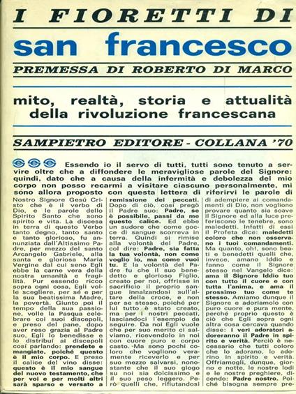 fioretti di San Francesco - copertina