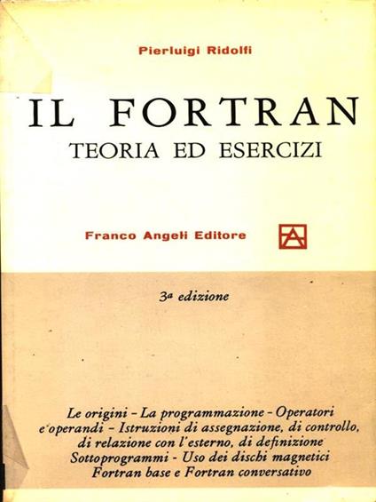 Il Fortran - Pierluigi Ridolfi - copertina