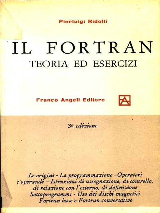Il Fortran - Pierluigi Ridolfi - copertina