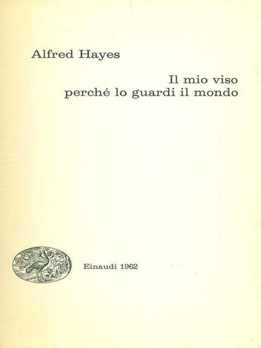 Il mio viso perché lo guardi il mondo - copertina