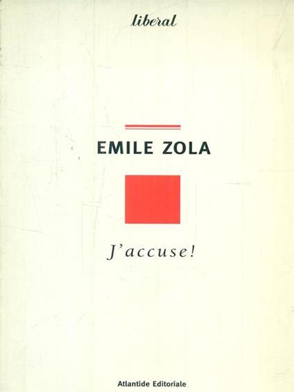 J'accuse. Il caso Dreyfus e la «Verità in cammino» - Émile Zola - copertina