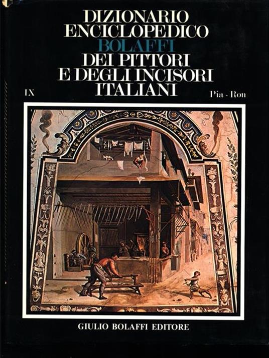 Dizionario Enciclopedico Bolaffi dei Pittori e degli Incisori Italiani IX - copertina