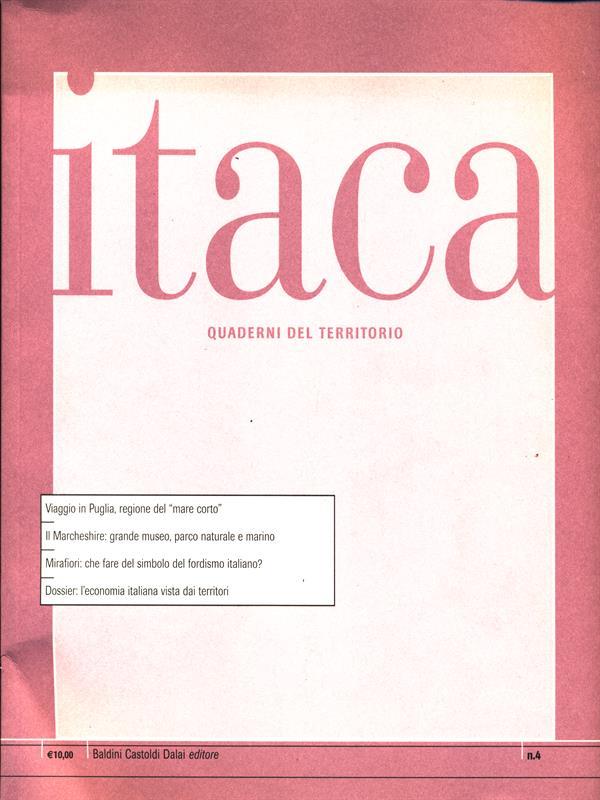 Itaca quaderni del territorio. N.4