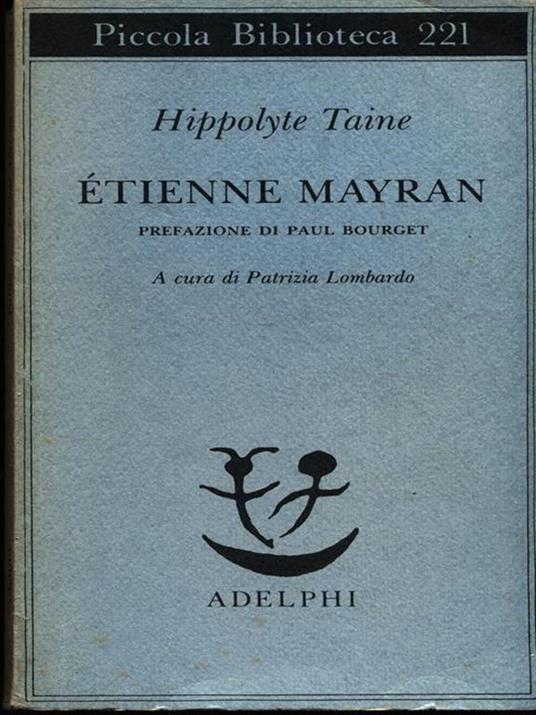 Etienne Mayran - copertina