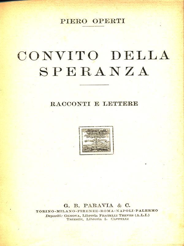 Convito della speranza