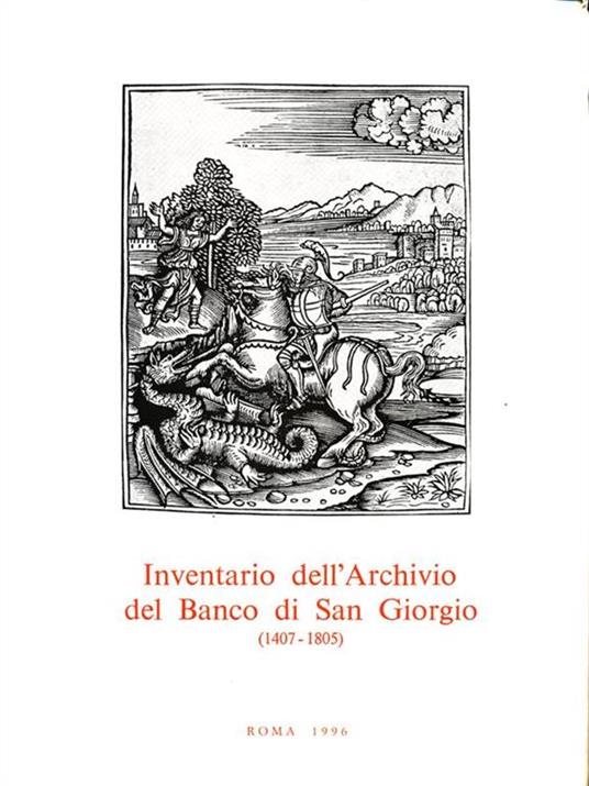 Inventario dell'Archivio del Banco di SanGiorgio 1407-1805. Vol. IV/8 - Giuseppe Felloni - copertina