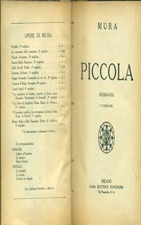 Piccola - Mura - copertina