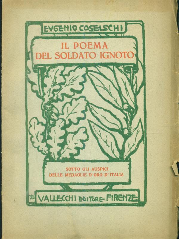 Il poema del soldato ignoto